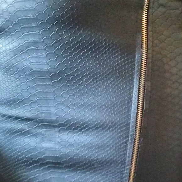 Lucy Paris Vegan Zip Front Skirt - Picture 3 of 3